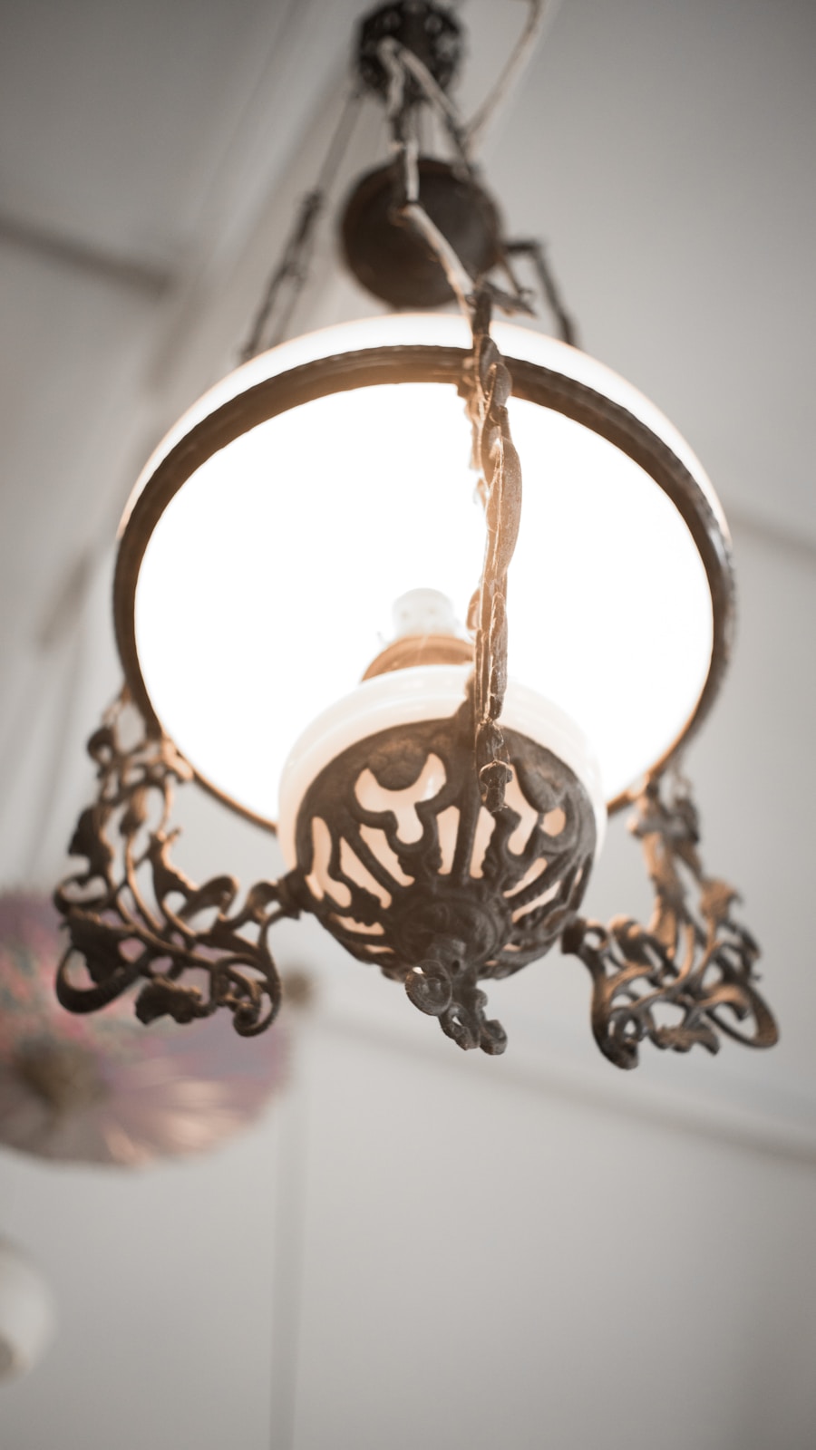 Photo Bohemian style tassel chandelier