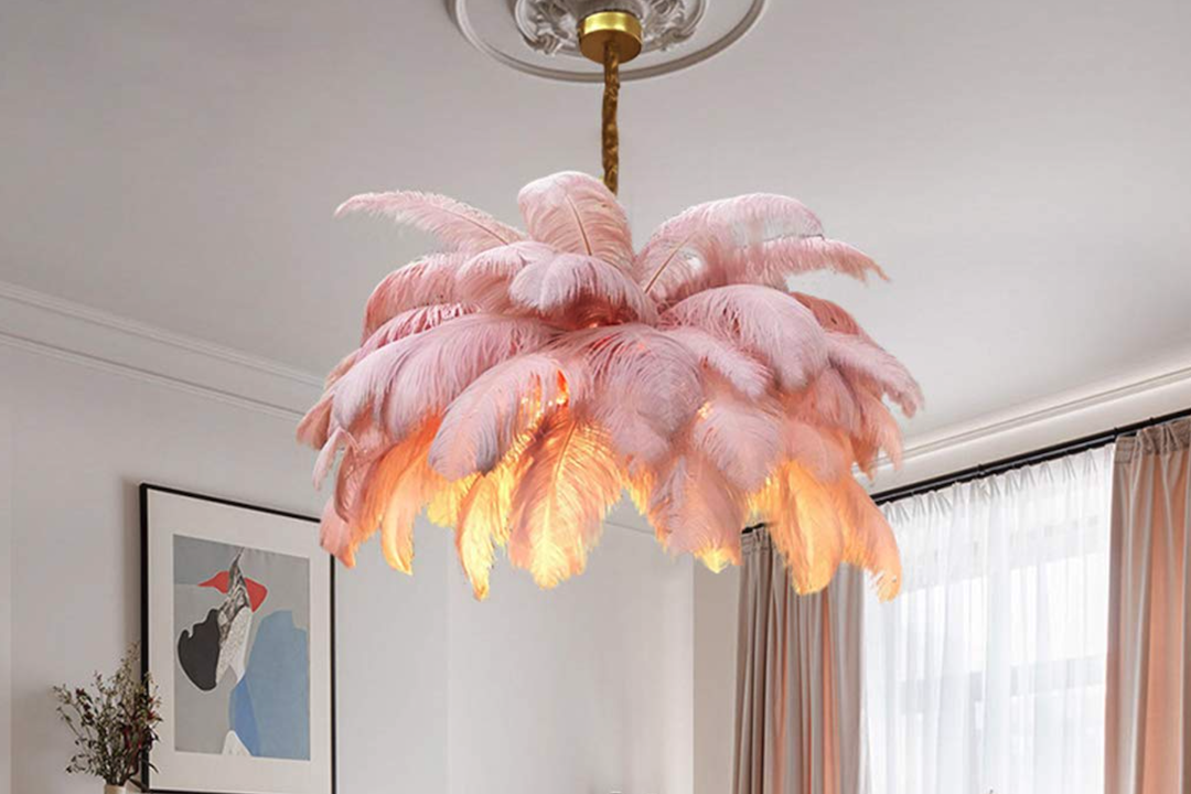 Add Elegance to Your Bedroom with a Feather Chandelier